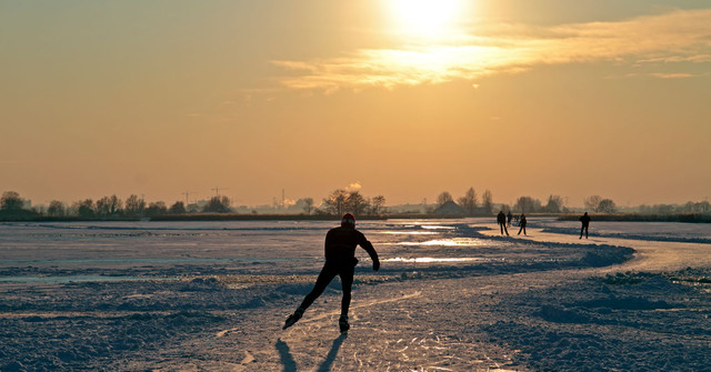 Ice skating